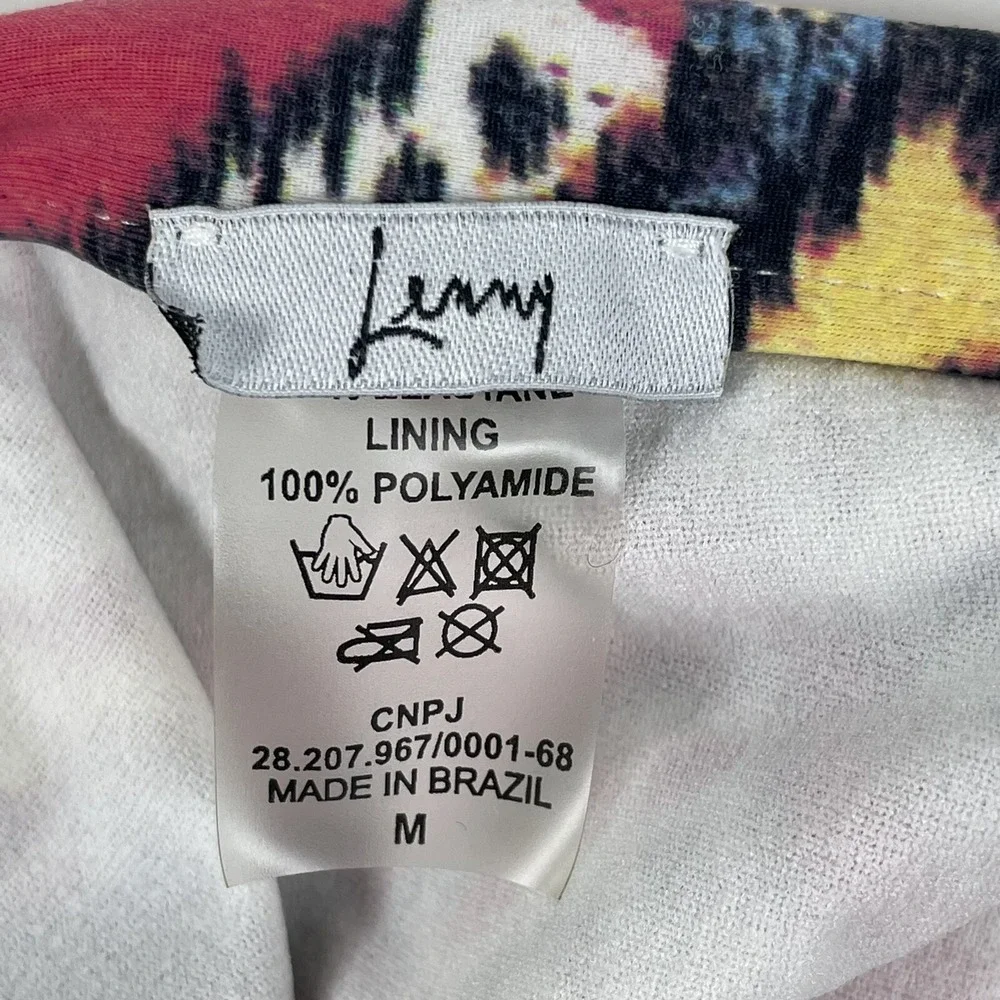 Lenny Bandeau 2 Piece Bikini Swimsuit Size‎ Medium Pink Southwestern Print